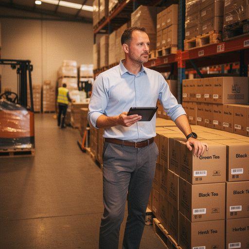 Čajové lístky Sencha vo forme sušeného produktu, pripravené na prípravu.